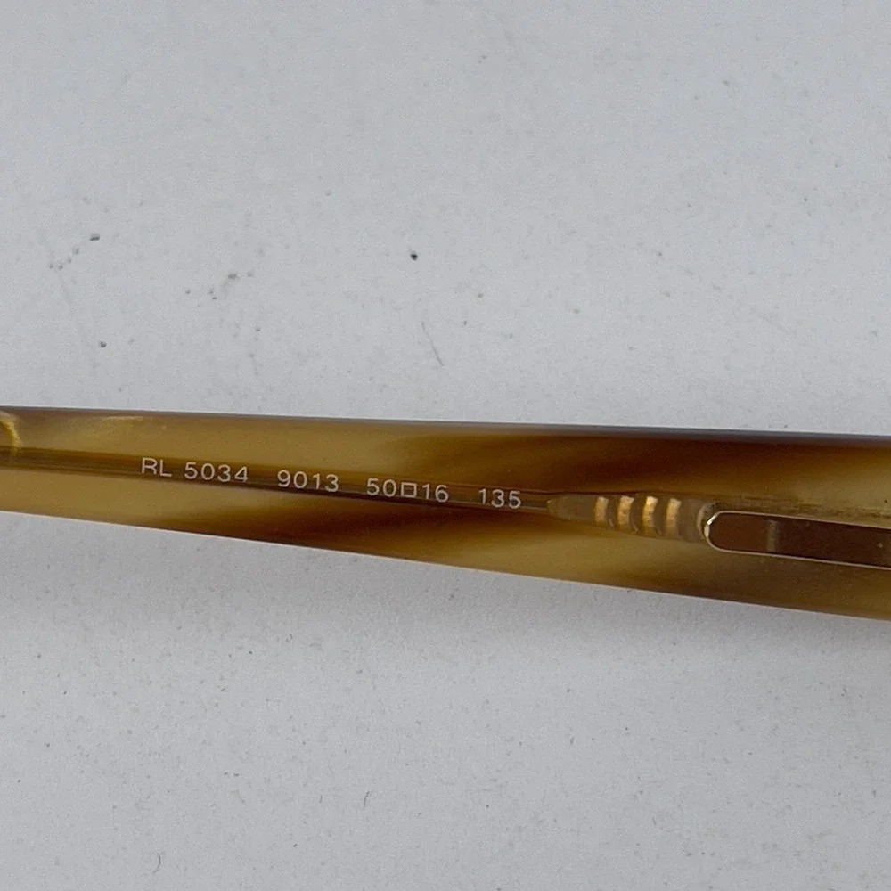 Ralph Lauren RL‎ 5034 9013 Women's Eyeglasses Frame Brown Half Rim 50-16-135mm